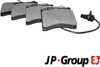 JP Group 1163603810 - Гальмівні колодки, дискові гальма avtolavka.club