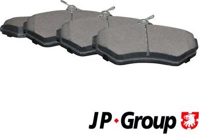 JP Group 1163602210 - Гальмівні колодки, дискові гальма avtolavka.club