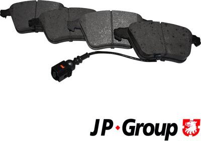 JP Group 1163607810 - Гальмівні колодки, дискові гальма avtolavka.club