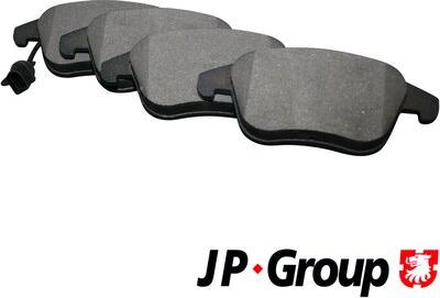 JP Group 1163607210 - Гальмівні колодки, дискові гальма avtolavka.club