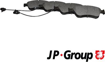 JP Group 1163607710 - Гальмівні колодки, дискові гальма avtolavka.club