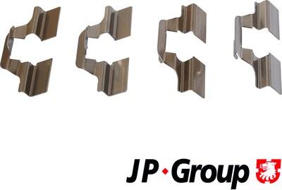 JP Group 1163750410 - Комплектуючі, колодки дискового гальма avtolavka.club