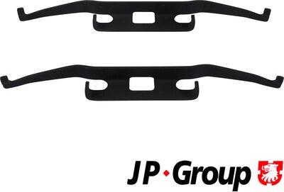 JP Group 1163750510 - Комплектуючі, колодки дискового гальма avtolavka.club