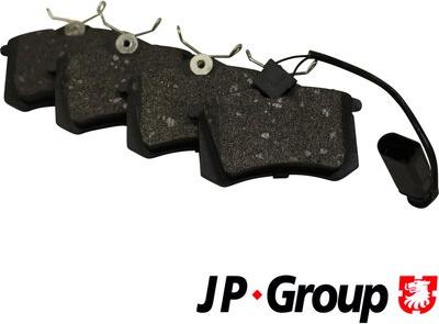 JP Group 1163707410 - Гальмівні колодки, дискові гальма avtolavka.club