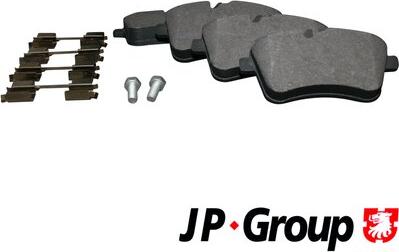 JP Group 1363601610 - Гальмівні колодки, дискові гальма avtolavka.club