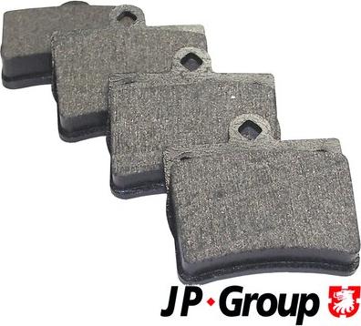 JP Group 1363700710 - Гальмівні колодки, дискові гальма avtolavka.club