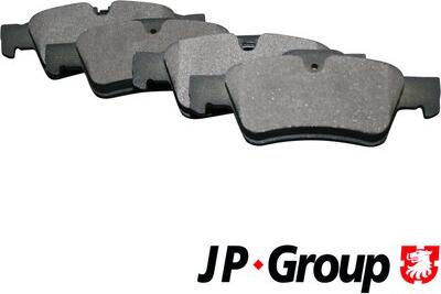 JP Group 1363701210 - Гальмівні колодки, дискові гальма avtolavka.club