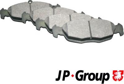JP Group 1263600810 - Гальмівні колодки, дискові гальма avtolavka.club
