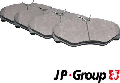 JP Group 1263601910 - Гальмівні колодки, дискові гальма avtolavka.club