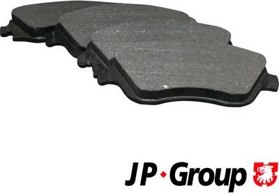 JP Group 1263601110 - Гальмівні колодки, дискові гальма avtolavka.club