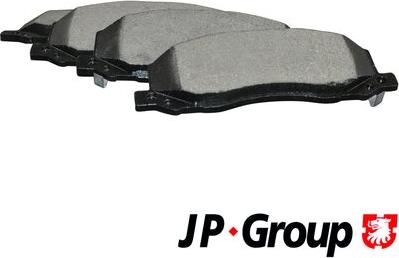 JP Group 1263603910 - Гальмівні колодки, дискові гальма avtolavka.club