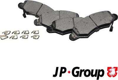 JP Group 1263603010 - Гальмівні колодки, дискові гальма avtolavka.club