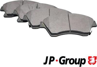 JP Group 1263602510 - Гальмівні колодки, дискові гальма avtolavka.club
