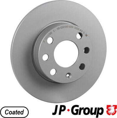 JP Group 1263107800 - Гальмівний диск avtolavka.club