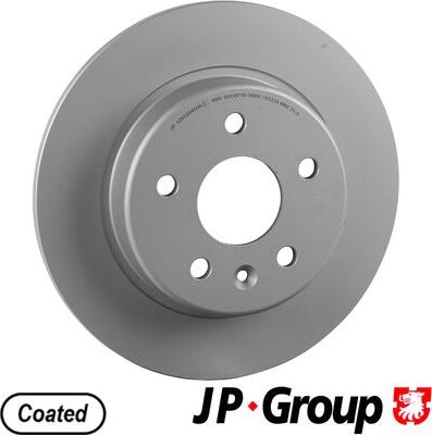 JP Group 1263204500 - Гальмівний диск avtolavka.club
