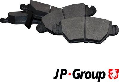 JP Group 1263700210 - Гальмівні колодки, дискові гальма avtolavka.club