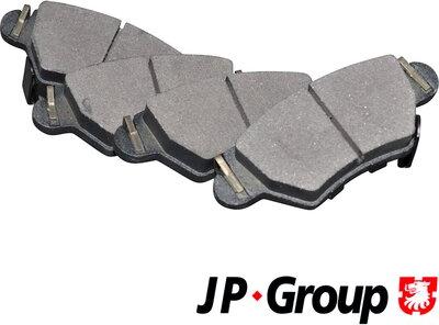 JP Group 1263701710 - Гальмівні колодки, дискові гальма avtolavka.club