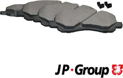 JP Group 3963600410 - Гальмівні колодки, дискові гальма avtolavka.club