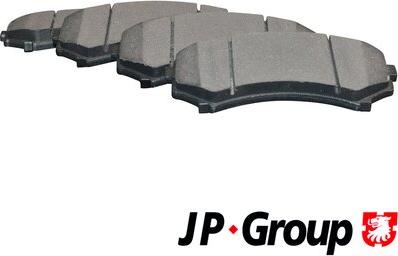 JP Group 3963600310 - Гальмівні колодки, дискові гальма avtolavka.club