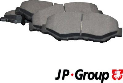 JP Group 3463600610 - Гальмівні колодки, дискові гальма avtolavka.club