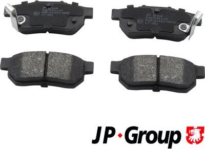 JP Group 3463701110 - Гальмівні колодки, дискові гальма avtolavka.club