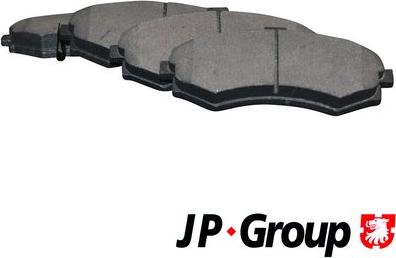 JP Group 3563600110 - Гальмівні колодки, дискові гальма avtolavka.club