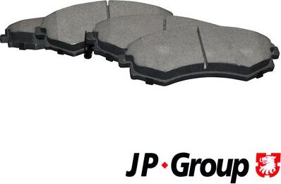 JP Group 3563601110 - Гальмівні колодки, дискові гальма avtolavka.club