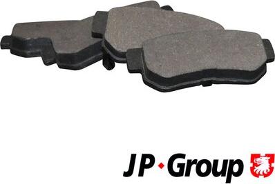 JP Group 3563700110 - Гальмівні колодки, дискові гальма avtolavka.club