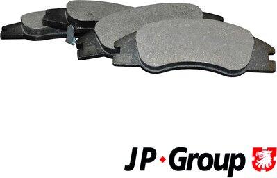 JP Group 3663600810 - Гальмівні колодки, дискові гальма avtolavka.club