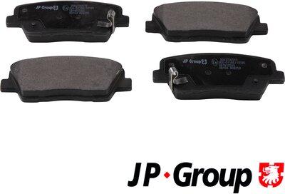 JP Group 3663700510 - Гальмівні колодки, дискові гальма avtolavka.club