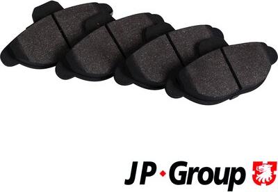 JP Group 3363602010 - Гальмівні колодки, дискові гальма avtolavka.club