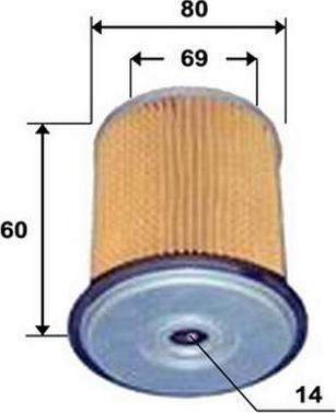 JS Asakashi FE1001 - Паливний фільтр avtolavka.club