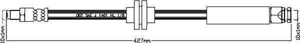 Juratek JBH1096 - Гальмівний шланг avtolavka.club