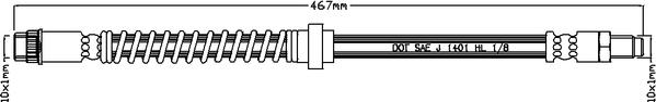 Juratek JBH1042 - Гальмівний шланг avtolavka.club