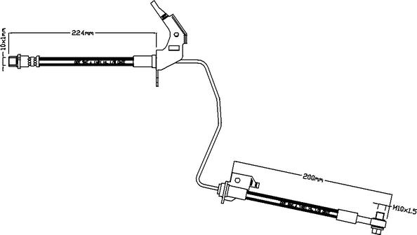 Juratek JBH1117L - Гальмівний шланг avtolavka.club