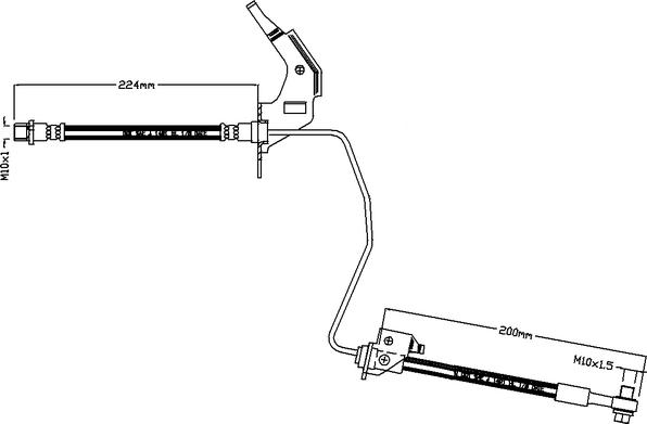 Juratek JBH1117R - Гальмівний шланг avtolavka.club