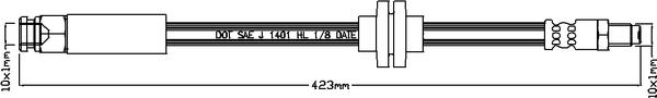 Juratek JBH1182 - Гальмівний шланг avtolavka.club