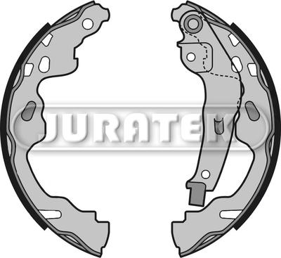 Juratek JBS1019 - Комплект гальм, барабанний механізм avtolavka.club