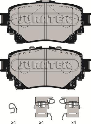 Juratek JCP4034 - Гальмівні колодки, дискові гальма avtolavka.club