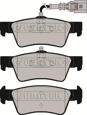 Juratek JCP063 - Гальмівні колодки, дискові гальма avtolavka.club