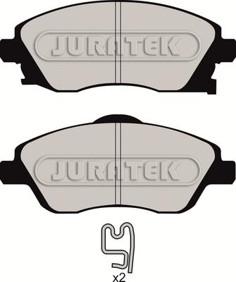 Juratek JCP1424 - Гальмівні колодки, дискові гальма avtolavka.club