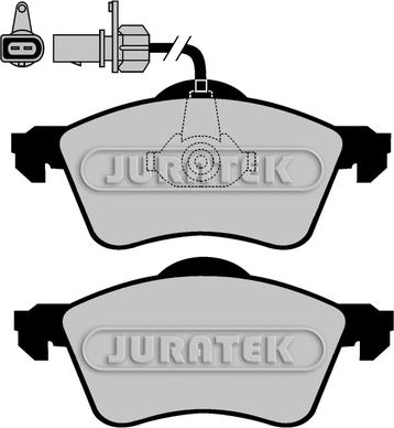 Juratek JCP1518 - Гальмівні колодки, дискові гальма avtolavka.club