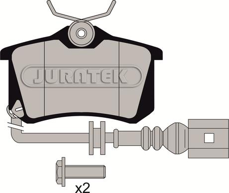 Juratek JCP1645 - Гальмівні колодки, дискові гальма avtolavka.club