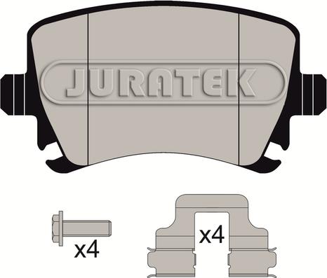 Juratek JCP1636 - Гальмівні колодки, дискові гальма avtolavka.club