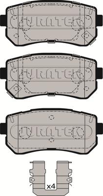 Juratek JCP8604 - Гальмівні колодки, дискові гальма avtolavka.club