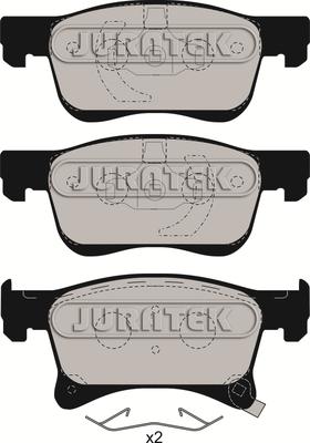 Juratek JCP8060 - Гальмівні колодки, дискові гальма avtolavka.club