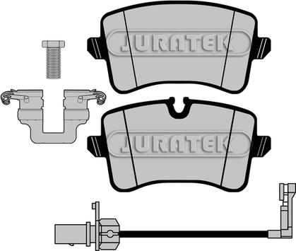 Juratek JCP8002 - Гальмівні колодки, дискові гальма avtolavka.club