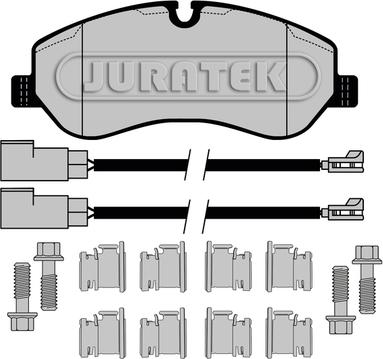 Juratek JCP8039 - Гальмівні колодки, дискові гальма avtolavka.club