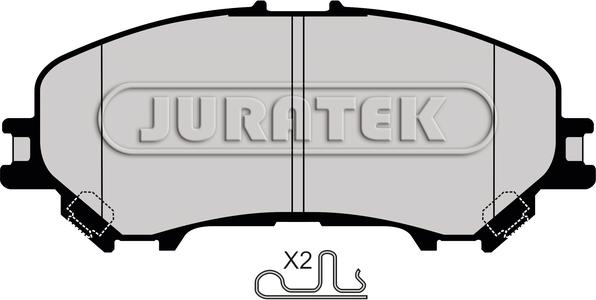 Juratek JCP8146 - Гальмівні колодки, дискові гальма avtolavka.club