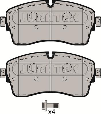 Juratek JCP8302 - Гальмівні колодки, дискові гальма avtolavka.club